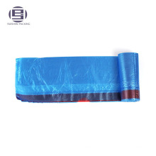 Оптовая синий мешок для мусора ПНД с красным шнурком